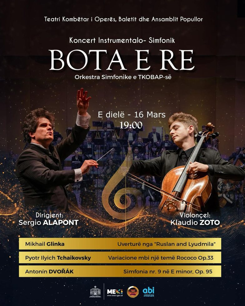 Bota e Re e Dvorak e sjell Premierë Absolute e Teatri i Operas dhe Baletit!